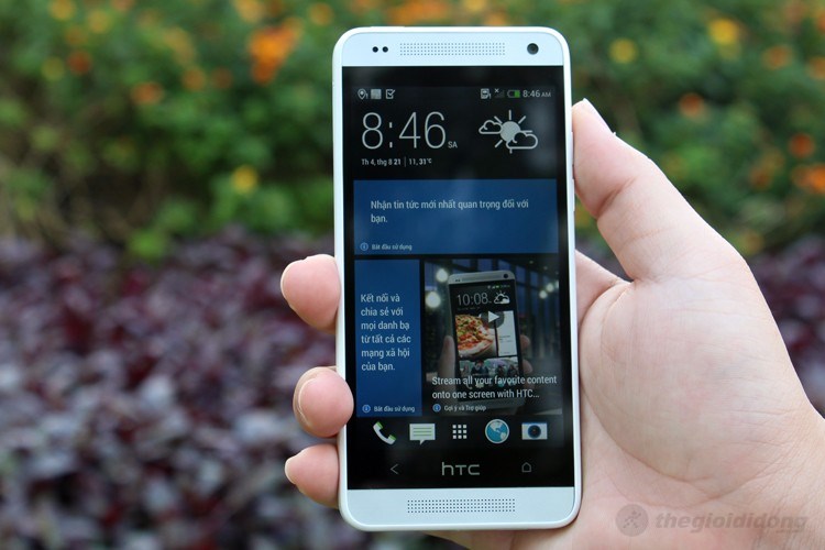 HTC ONE mini màn hình FULLHD,camera 4 ultrapixel mới 99,9% hàng công ty giá tốt - 1