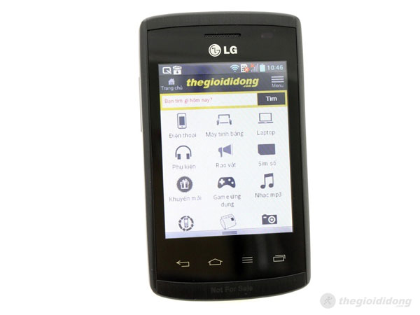 Optimus L1 II E410 với màn hình 3 inch, cảm ứng mượt
