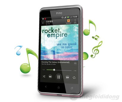 HTC Desire L với Logo Beats Audio quen thuộc 