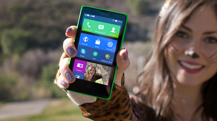 Nokia X - thiết kế
