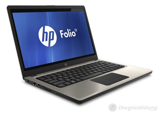 Thiết kế mỏng và vô cùng thanh lịch với vỏ nhôm sang trọng của HP Folio 13