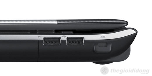 Samsung 300E5Z có nhiều góc cạnh vác cong