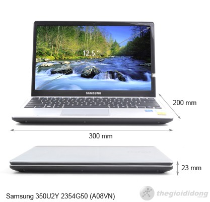 Kích thước Samsung 350U2Y 2354G50 Kích thước Samsung 350U2Y 2354G50