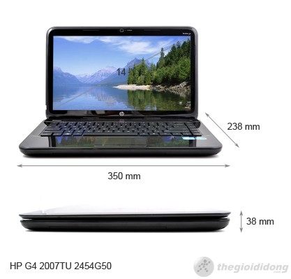 Kích thước Hp G4 2007TU 2454G50 Kích thước Hp G4 2007TU 2454G50