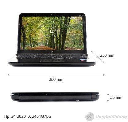 Kích thước Hp G4 2023TX Kích thước Hp G4 2023TX