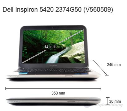 Kích thước Dell Inspiron 5420 Kích thước Dell Inspiron 5420
