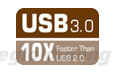 Công nghệ USB 3.0 nhanh hơn 10 lần so với USB 2.0