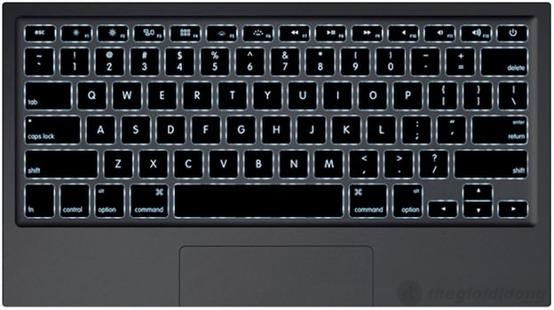 Macbook Air với bàn phím Backlit Chiclet