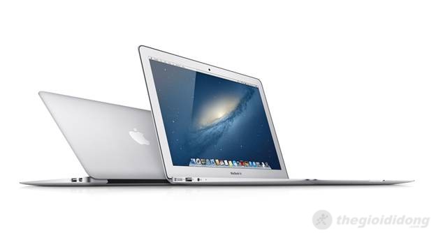 Các cổng kết nối 2 bên máy thứ tự USB, Thunderbolt, MagSafe 2, USB và jack 3.5 mm