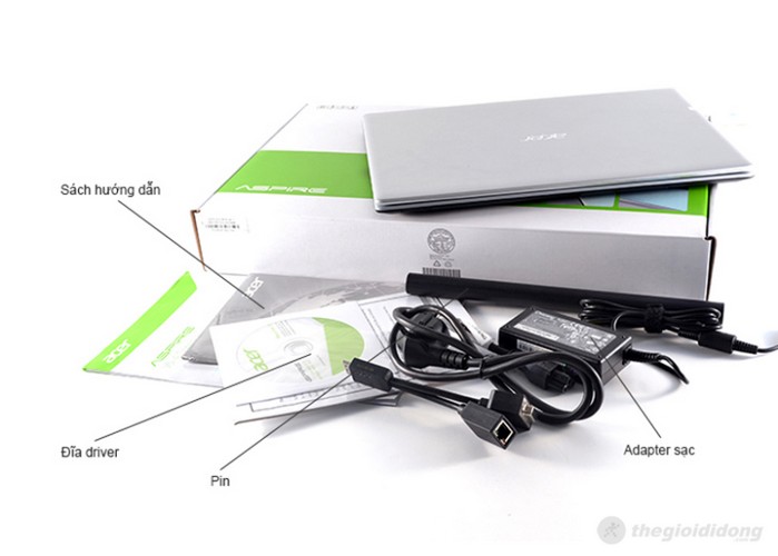 Bộ bán hàng chuẩn của laptop Acer Aspire V5 471 33214G50Mass
