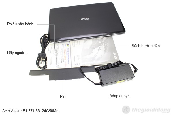 Acer Aspire E1 571G 33124G50Mn bộ bán hàng chuẩn