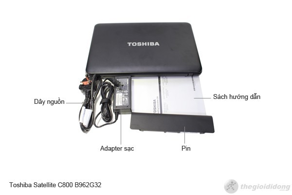 Bộ bán hàng chuẩn của Toshiba Satellite C800 B962G32