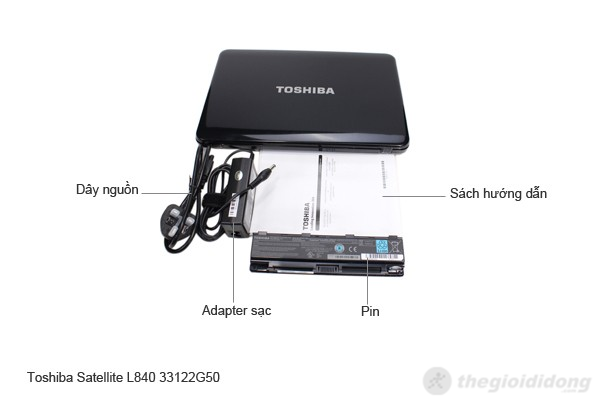 Bộ bán hàng chuẩn của Toshiba Satellite L840 33122G50
