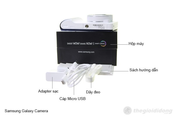 Bộ bán hàng chuản của Samsung Galaxy Camera