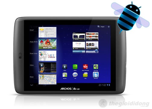 Archos 80 G9 Turbo với hệ điều hành Android 3.2 Honeycomb