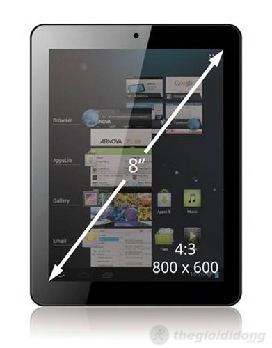 Màn hình cảm ứng 8 inch của Archos  Arnova 8C G3