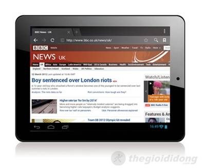 Archos Arnova 8C G3 cho trải nghiệm  tốt khi lướt web
