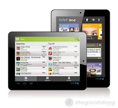 Goolge Play Store trên Android 4.0  chứa hàng ngàn ứng dụng và trò chơi