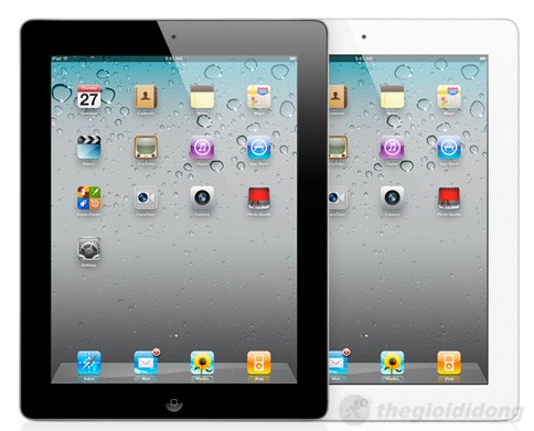 iPad 2 3G 16Gb với lựa  chọn 2 màu trắng và đen