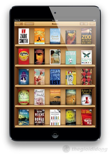 Giao diện iBooks trên iPad mini