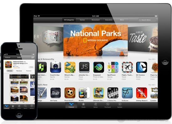 iPad Mini Wifi Cellular 32Gb có sẵn App Store với số ứng dụng phong phú