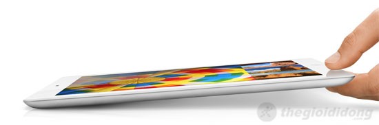 iPad 4 Wifi Cellular 32Gb thiết kế sắc sảo trong một tổng thể khung máy mỏng chỉ 9,7 mm