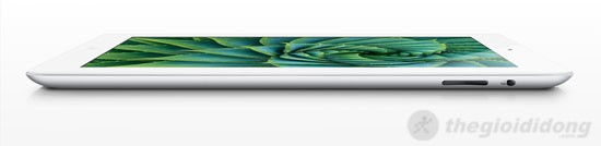 iPad 4 Wifi Cellular 32Gb thiết kế sắc sảo trong một tổng thể khung máy mỏng chỉ 9,7 mm
