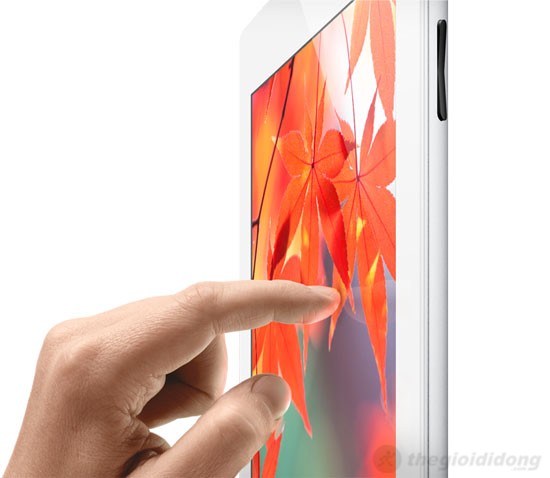 iPad 4 Wifi Cellular 32Gb với màn hình hiển thị rực rỡ và sắc nét ở mọi góc độ