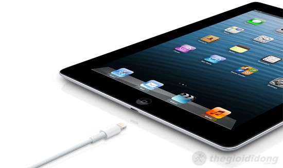 iPad 4 Wifi Cellular 32Gb có cổng kết nối Lightning – Nhanh và dễ sử dụng hơn bao giờ hết