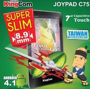 KingCom Joypad C75 được trang bị hệ điều hành Android 4.1