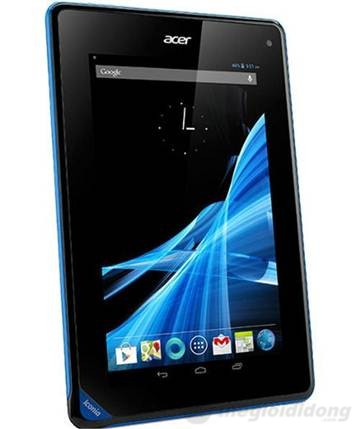 Acer Iconia B1-A71 có màn hình cảm ứng đa điểm 7 inches và camera VGA