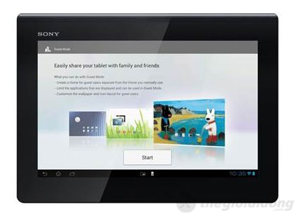 Tính năng Guest Mode vô cùng hữu ích của Xperia Tablet S