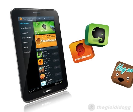 Galaxy Tab 2 7.0 có nhiều ứng dụng đọc sách miễn phí