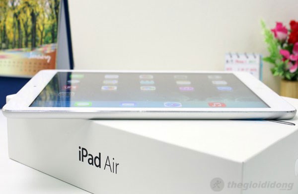 iPad Air mỏng, nhẹ đến tuyệt vời