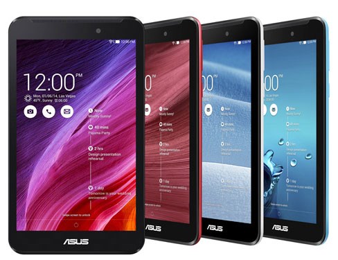 Asus FonePad 7 tablet nhiều màu sắc