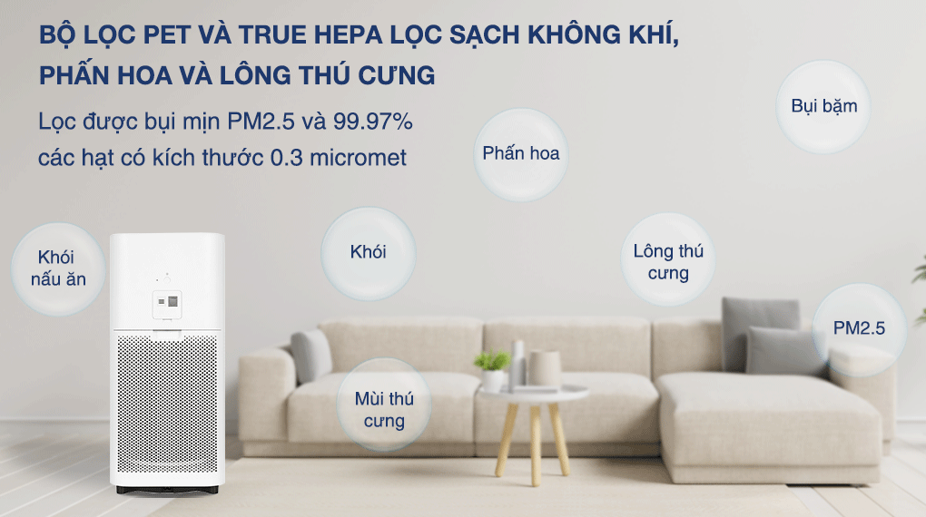 Máy lọc không khí Xiaomi Smart Air Purifier 4 - Bộ lọc