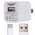 Adapter sạc cao cấp Pisen 1A USB