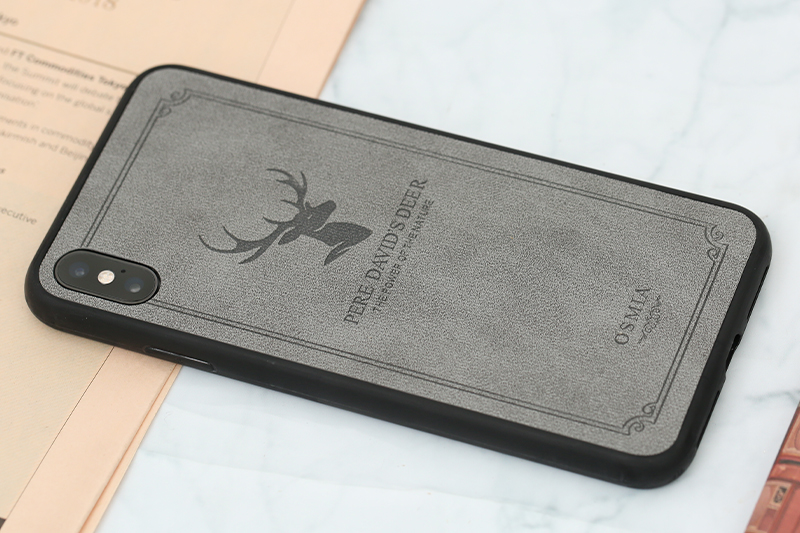 Ốp lưng iPhone XS Max Nhựa dẻo Deer OSMIA