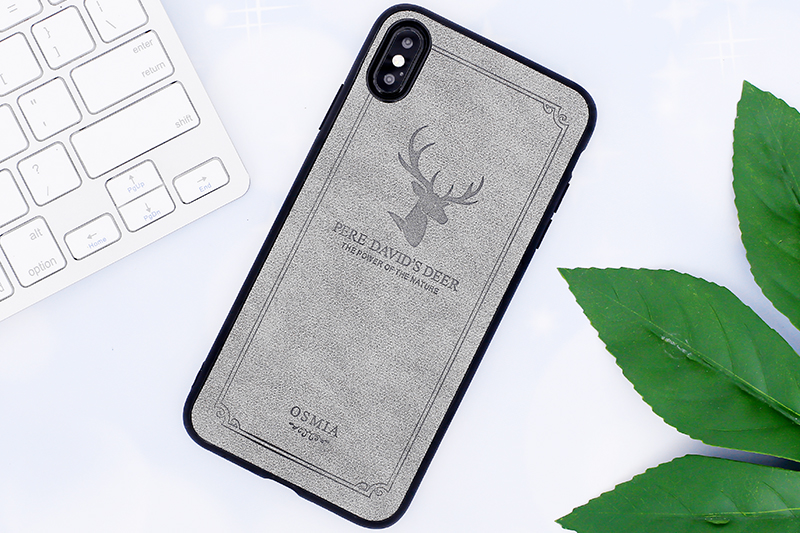 Ốp lưng iPhone XS Max Nhựa dẻo Deer OSMIA
