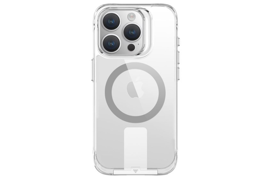 Ốp lưng MagSafe iPhone 15 Pro Max Nhựa cứng viền dẻo JINYA T-STAND Chính hãng