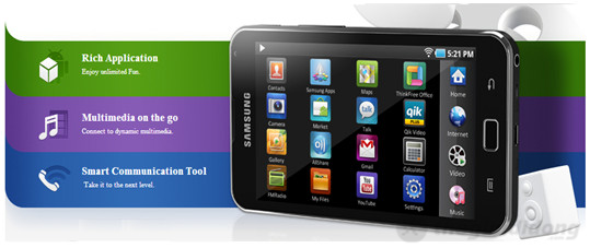 Máy nghe nhạc Samsung Galaxy S WiFi 5.0