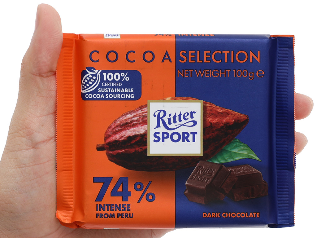 Socola En Cacao Ritter Sport Thanh G B Ch Ho Xanh