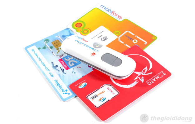 USB 3G Mobifone Fast Connect còn hỗ trợ cả mạng Viettel, Mobifone và Vinaphone USB 3G Mobifone Fast Connect còn hỗ trợ cả mạng Viettel, Mobifone và Vinaphone
