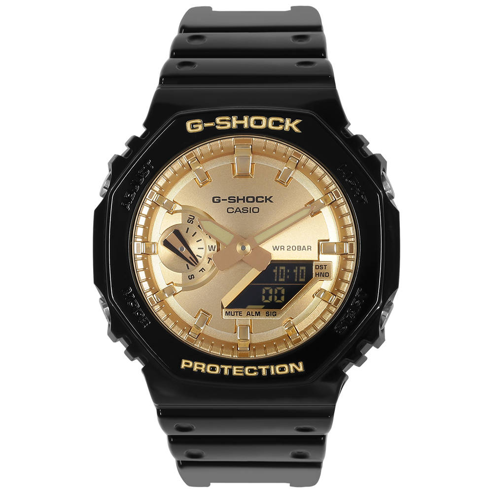 Đồng hồ G-Shock 2100 45.4 mm Nam GA-2100GB-1ADR