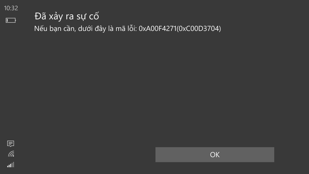 tại sao lumia 830 bị lỗi camera sau. khi vào camera bị ou 82 wp ss 20161225 00011 20161225223552