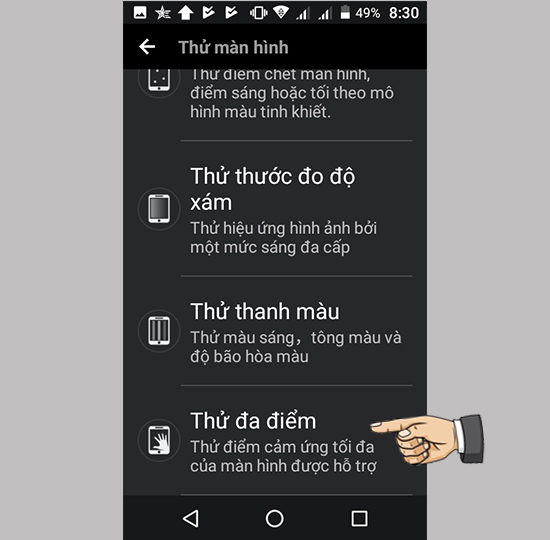 Bước 2: Chọn Thử đa điểm