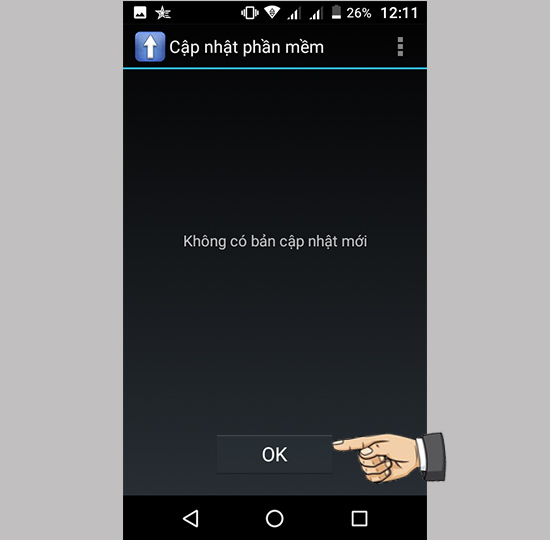 Bước 3: Kiểm tra bản cập nhật và tải về(nếu có).