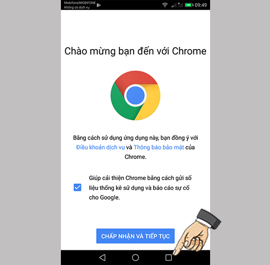 Bước 1: Mở ứng dụng và giữ phím đa nhiệm.