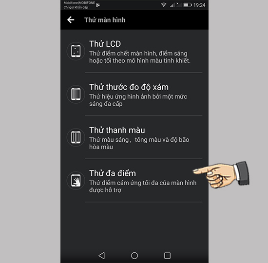 Bước 2: Chọn Thử đa điểm