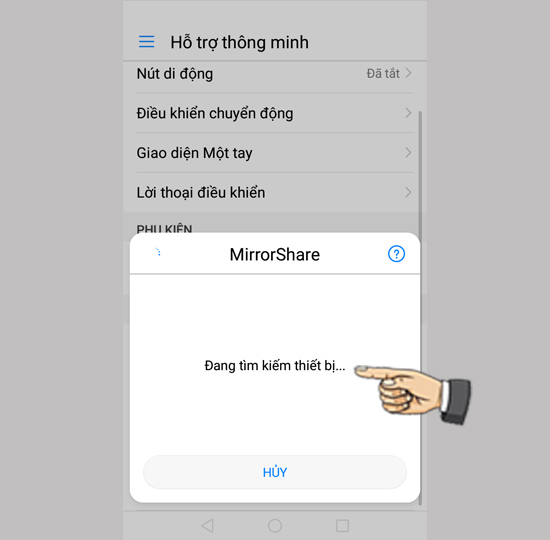 Bước 3: Kết nối thiết bị tìm kiếm được.